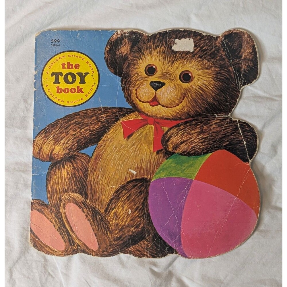 Vintage The Toy Book by Joe Kaufman Illustrated Board Book Golden Press 1979
